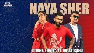 Naya-Sher-Divine-Lyrics-Jonita-ft-Virat-Kohli-2023